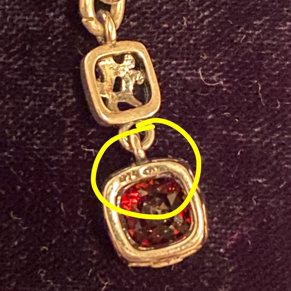 Sterling Silver Pendant with stone - Picture 3 of 3